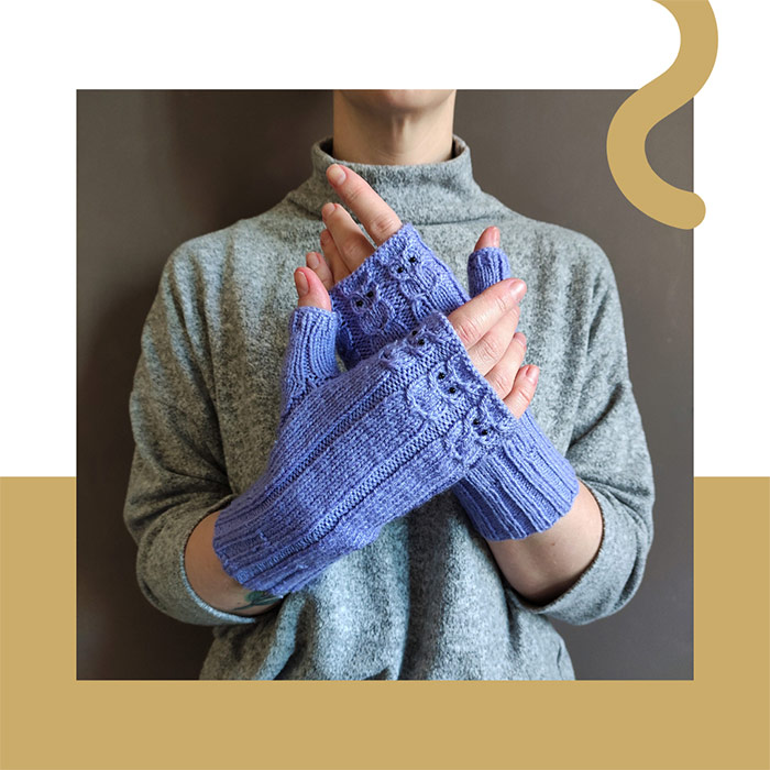 Мітенки 'Бузкові сови'